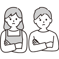 悩む企業担当者